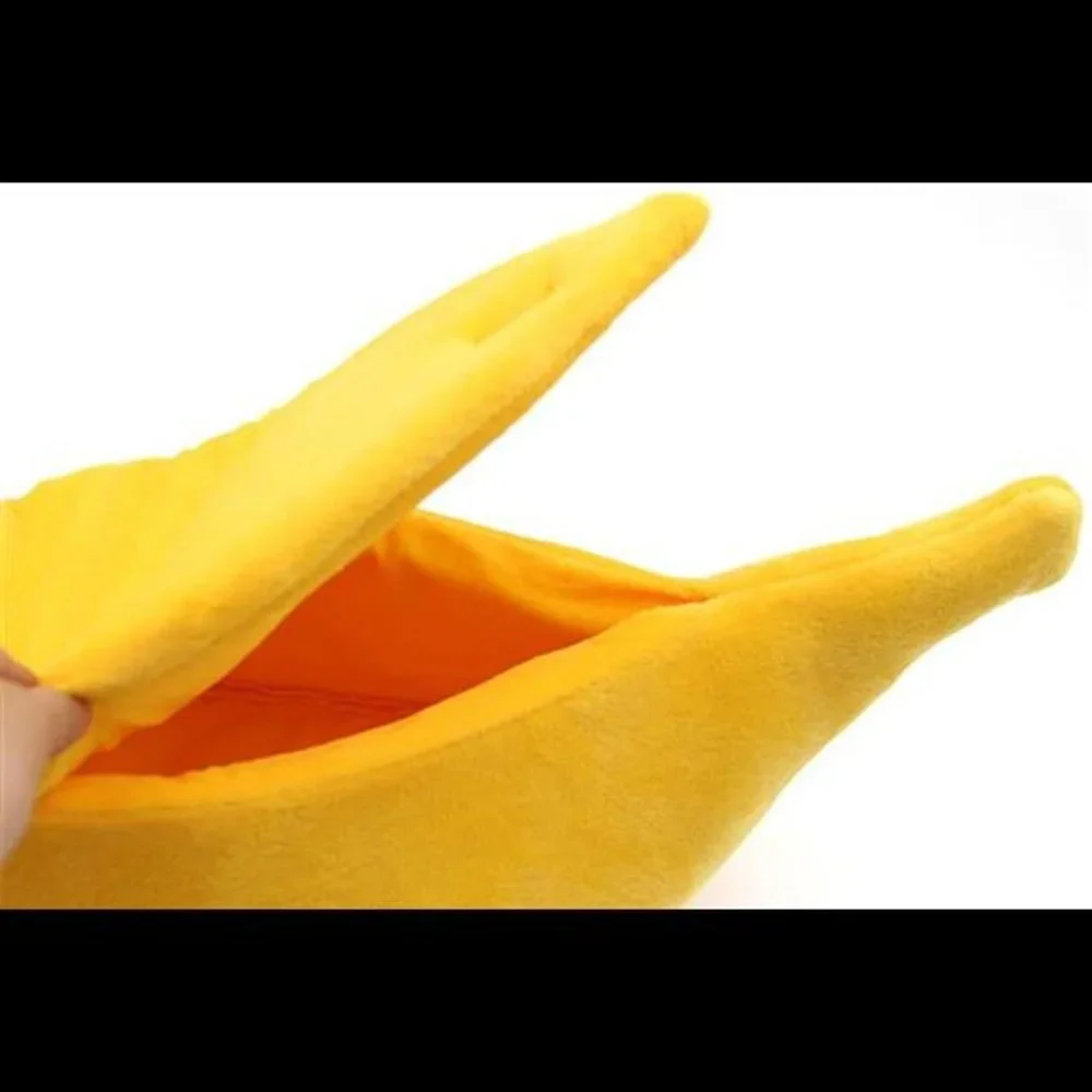 Pet Dog Cat Banana Bed House Pet Boat Dog Cute Cat Snuggle Bed